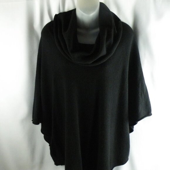 100% Cashmere JOIE "Celia" sweater poncho cape sweater L - Picture 2 of 7